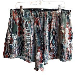 Oddy Multicolored and Patterned Flouncy Shorts - Bloomers size 2X NWT